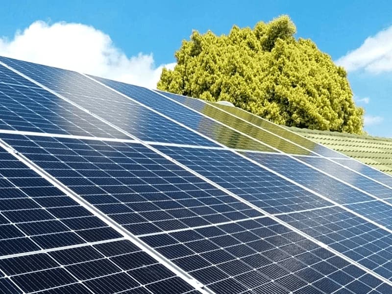 Solar panel installation