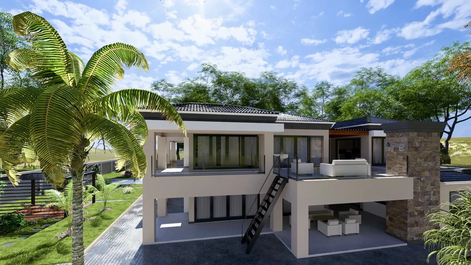 Modern Double-Storey Design