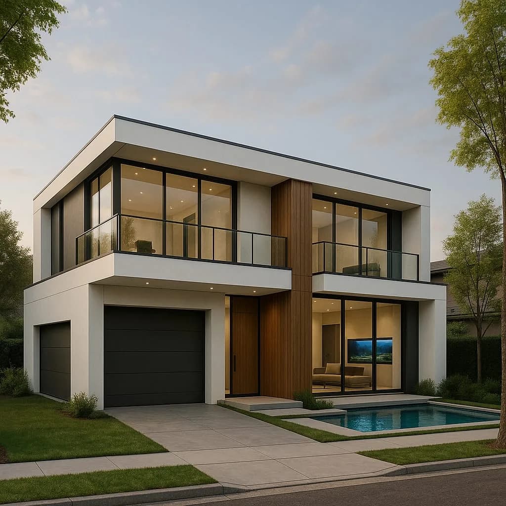 Contemporary Home with Pool